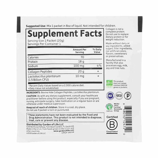 Grass Fed Collagen Peptides, GOL